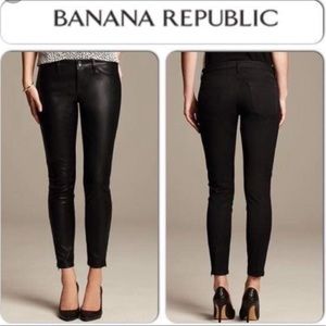 Banana Republic Sloan Faux leather leggings